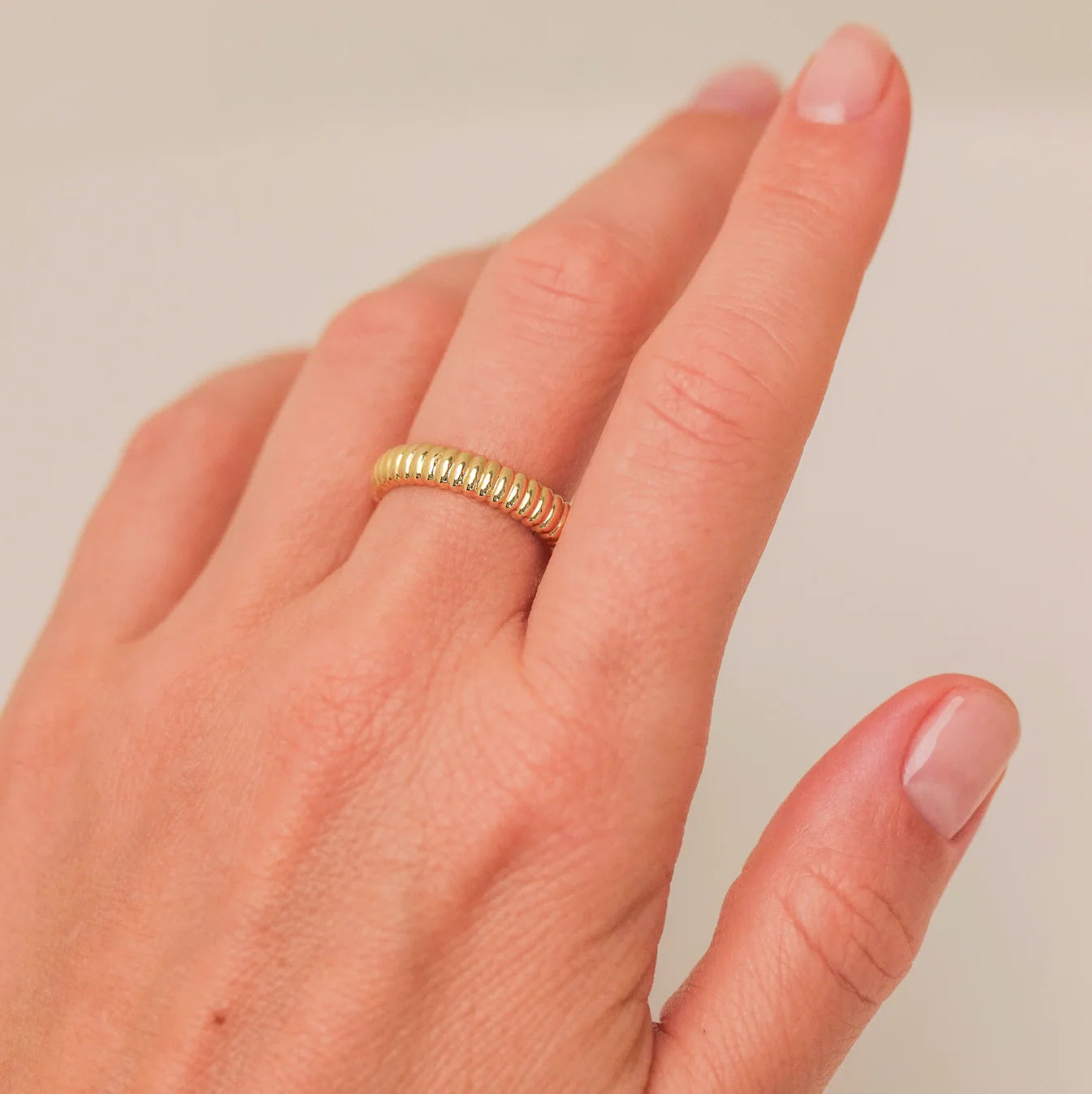 Sethi Couture Stackable Golden Treasure Diamond Stack Ring Set