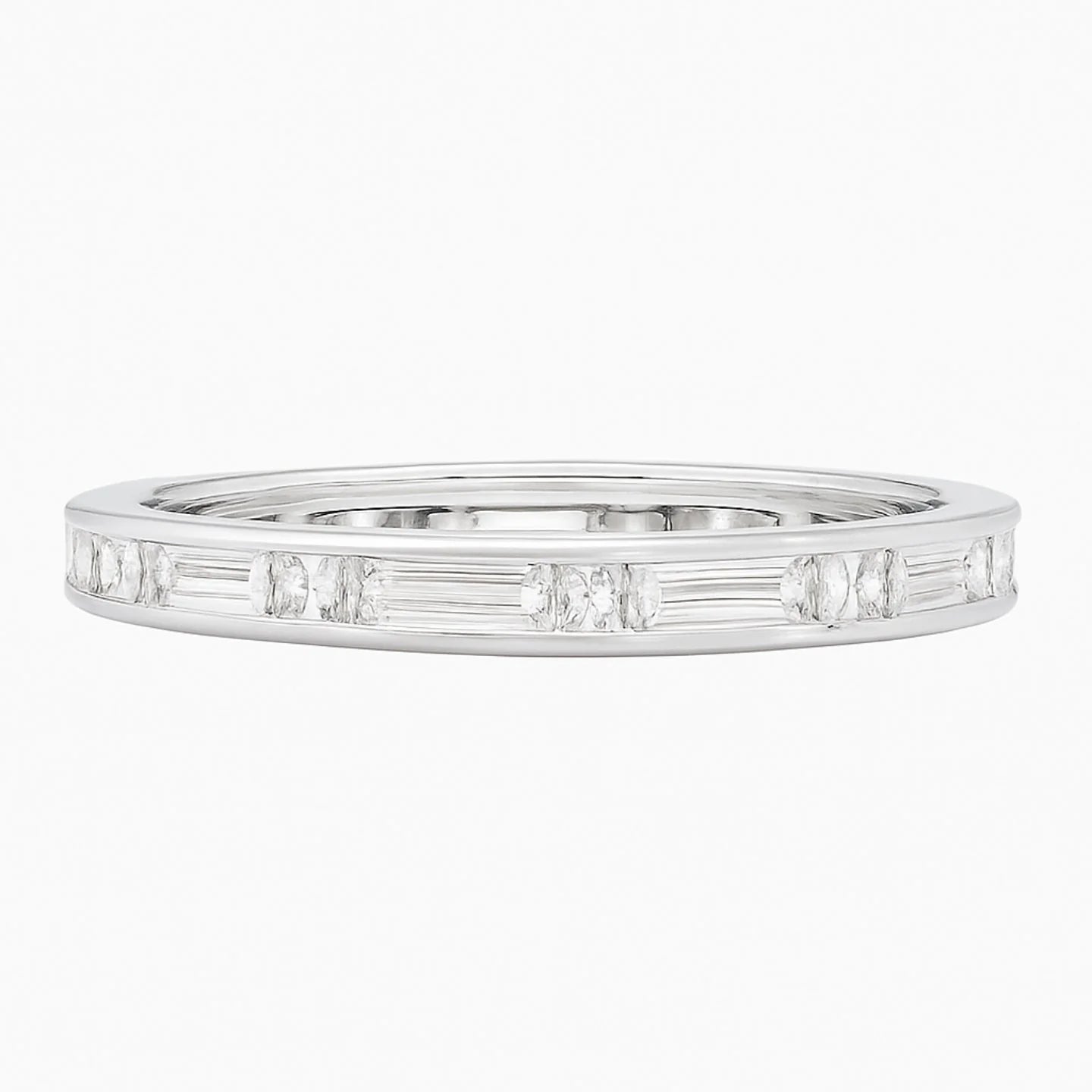 Sethi Couture Stackable Ria White Diamond Band