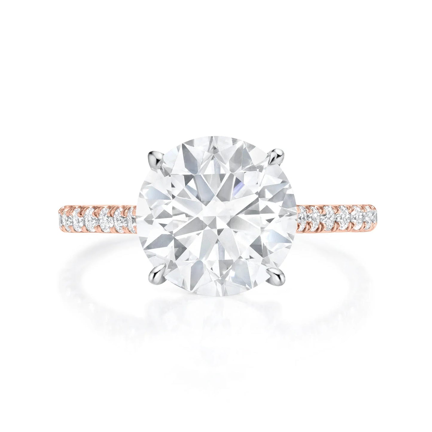 Pavé Band Engagement Ring