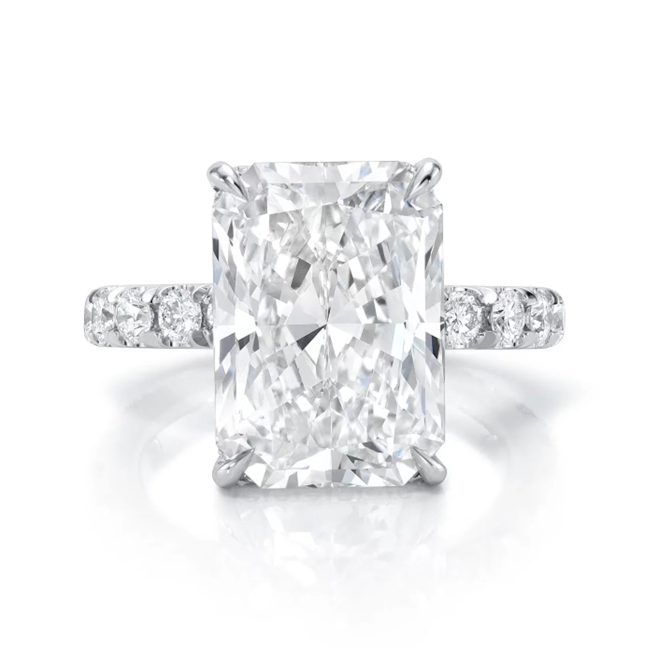Pavé Band Engagement Ring