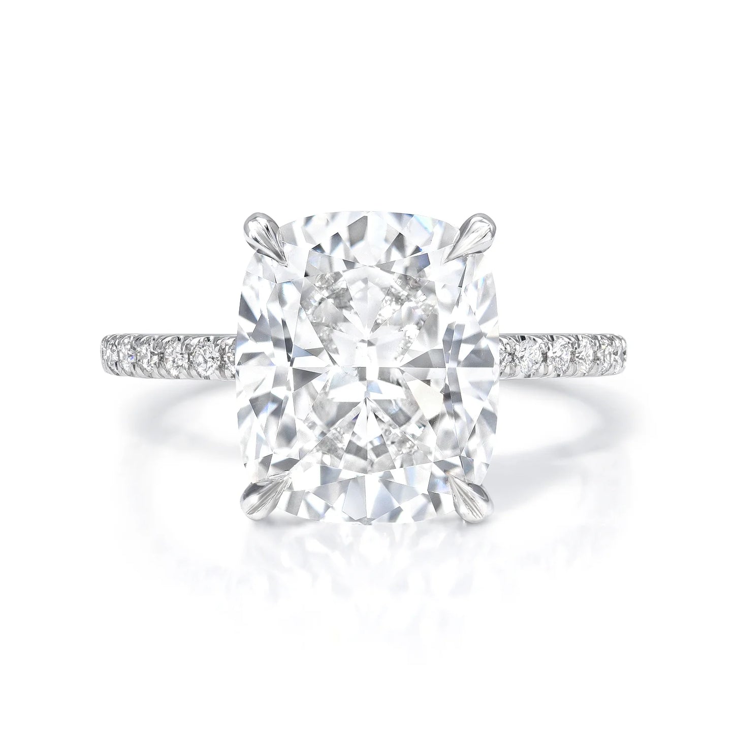 Pavé Band Engagement Ring