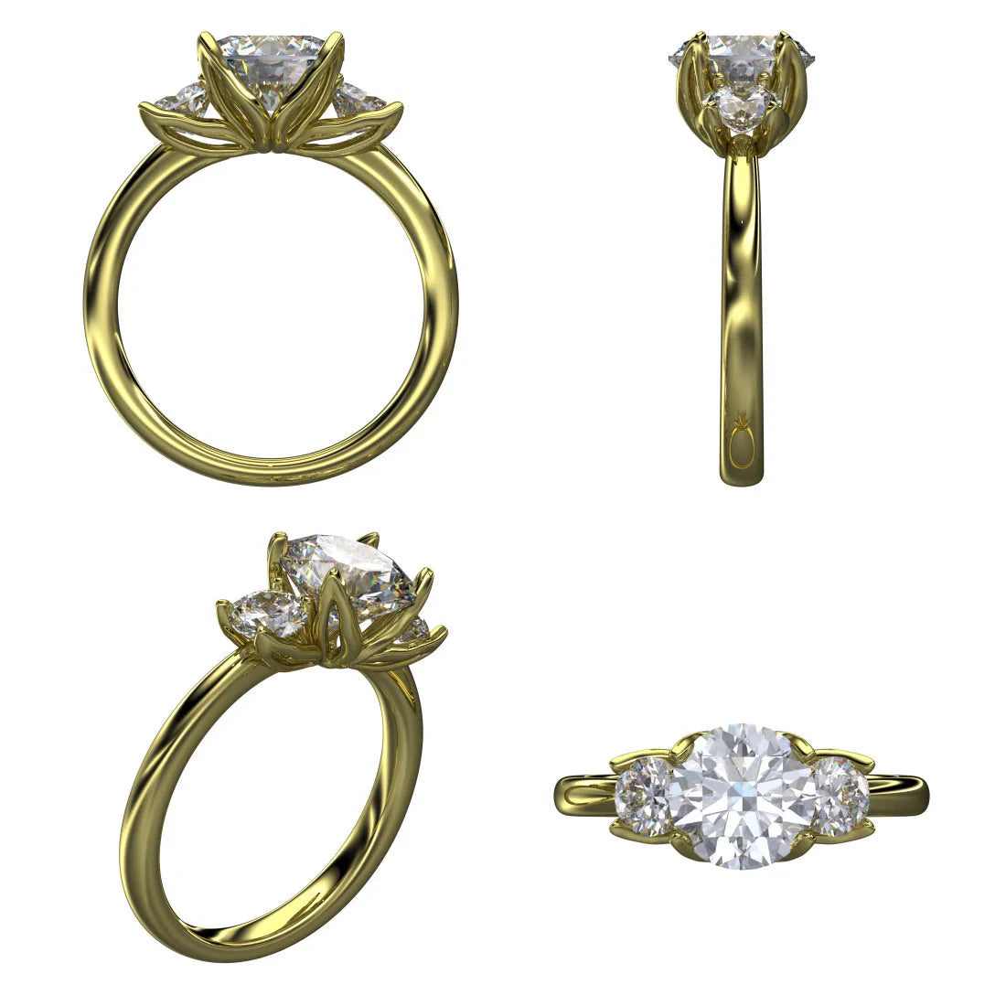 Mariposa Eternity Signature 3-Stone Diamond .50 ctw. Setting