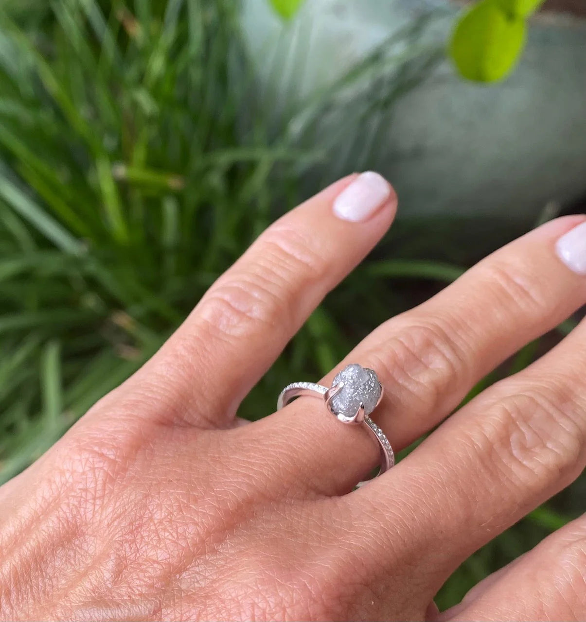 Mariposa Celestial Moonrock 2.71 ctw. Rough Diamond Ring