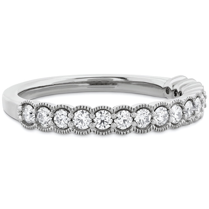 Isabelle Milgrain Diamond Band