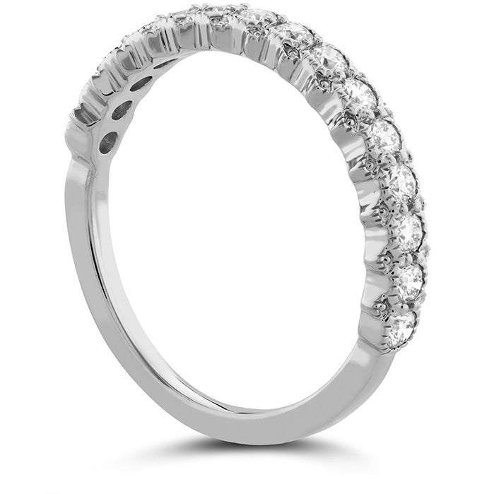 Liliana Bezel Milgrain Diamond Band