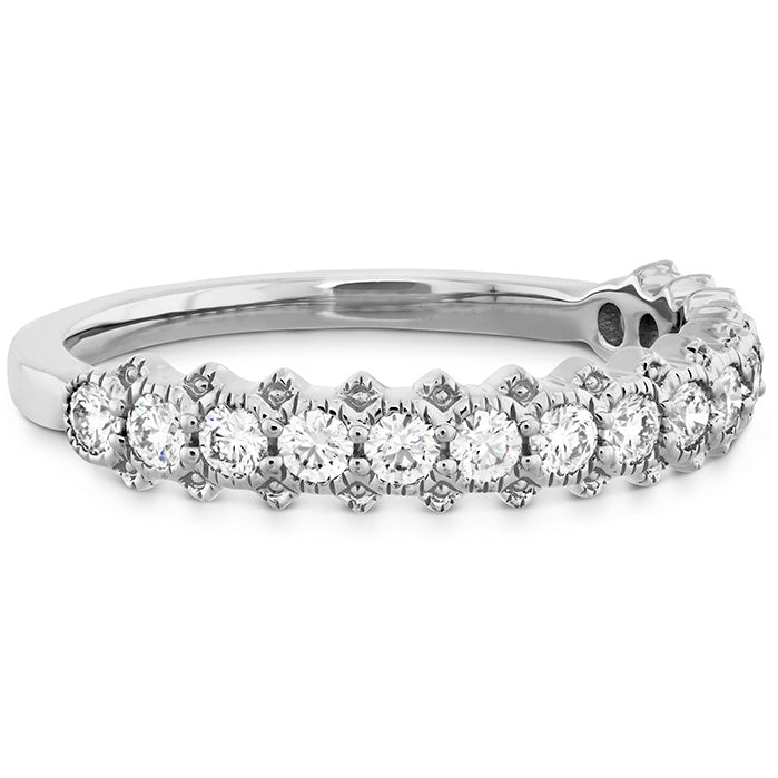 Liliana Bezel Milgrain Diamond Band