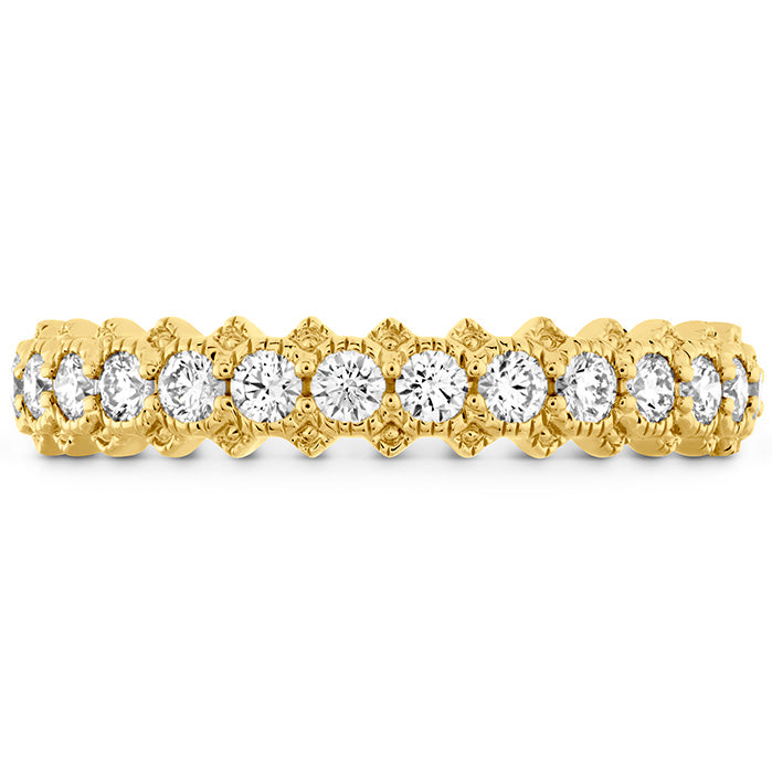 Liliana Bezel Milgrain Diamond Band
