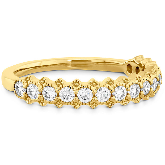 Liliana Bezel Milgrain Diamond Band