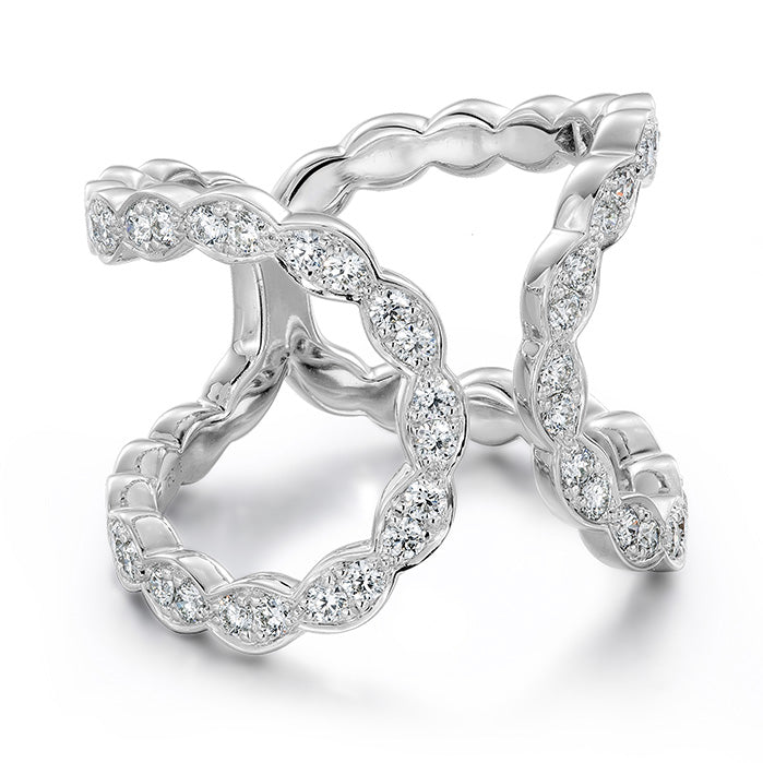 Lorelei Floral Open Ring