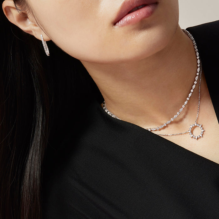 Signature Pear Hoop - Small