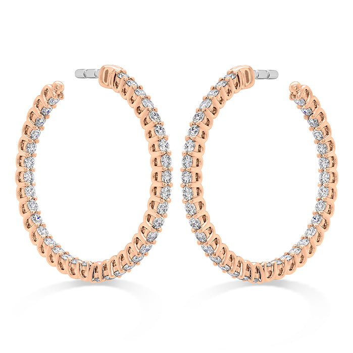 Signature Round Inside Out Hoop - Small