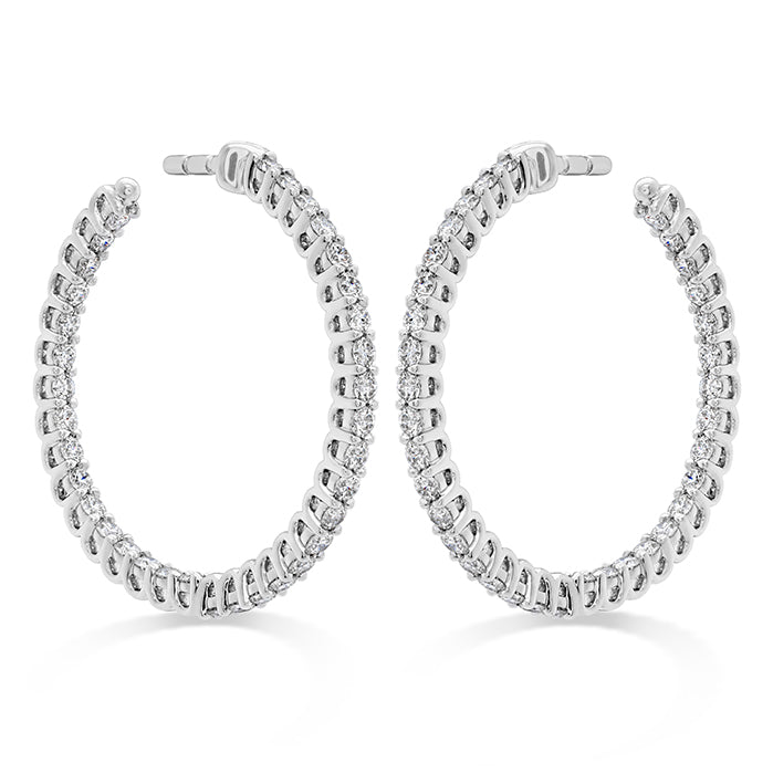 Signature Round Inside Out Hoop - Small