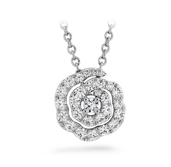 Lorelei Diamond Floral Pendant