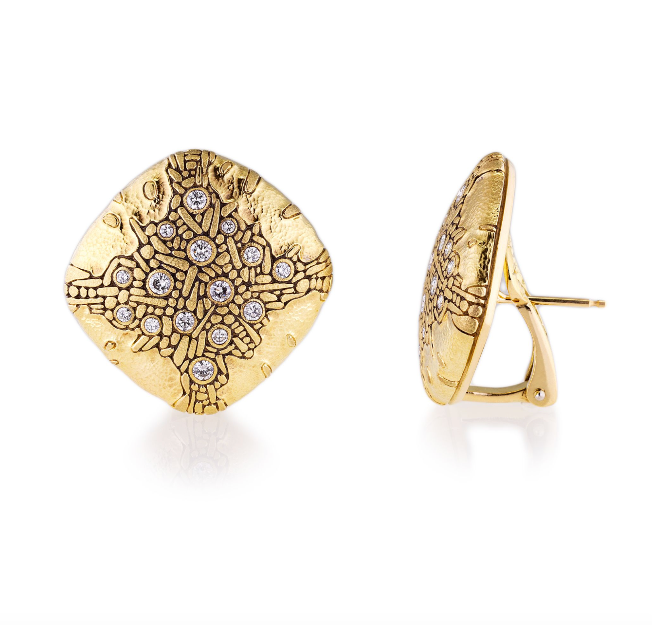 Alex Sepkus Cushion Shape Earrings - E-6