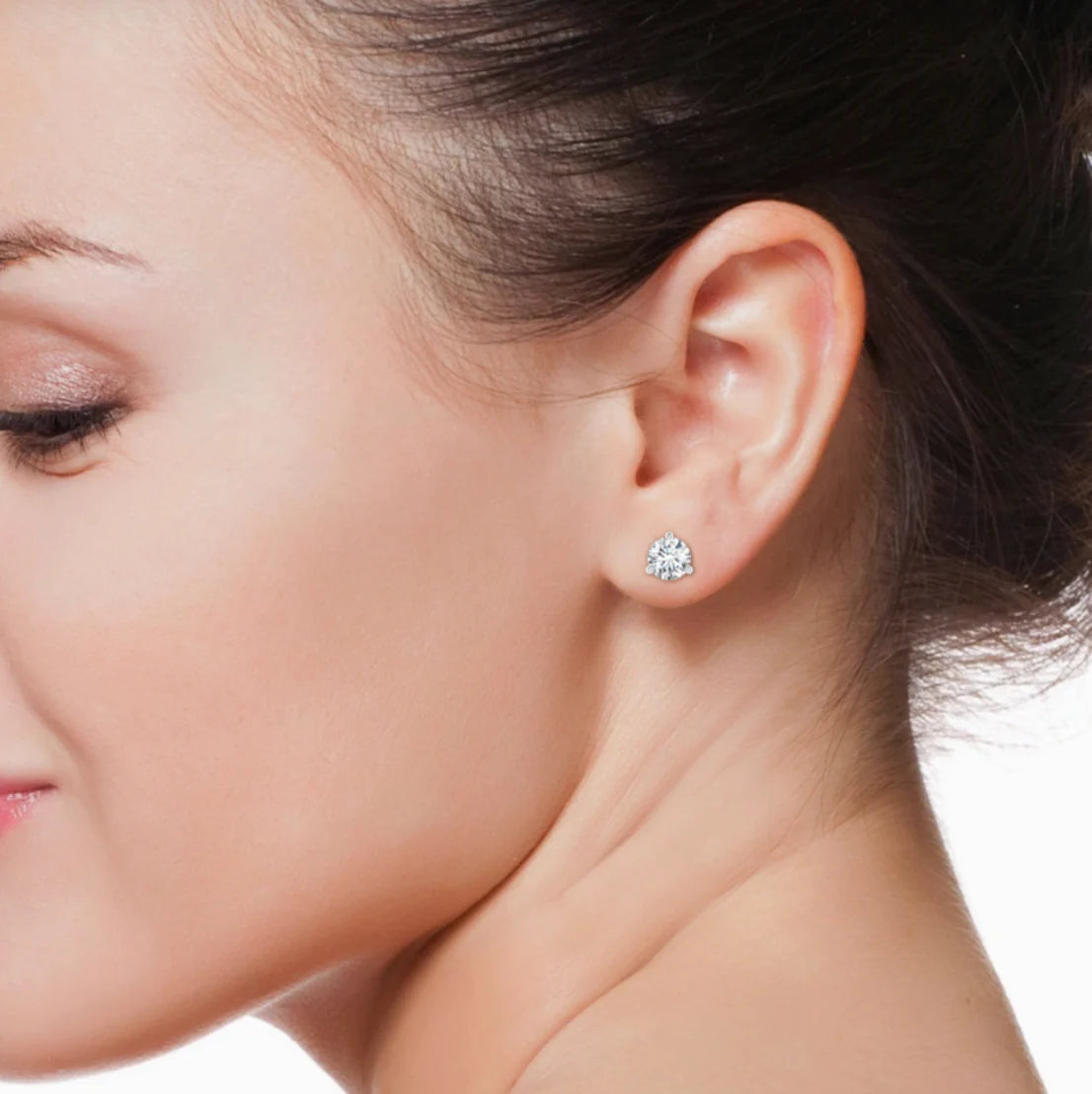 Mariposa 1.03-4.16ctw Diamond Studs in White Gold