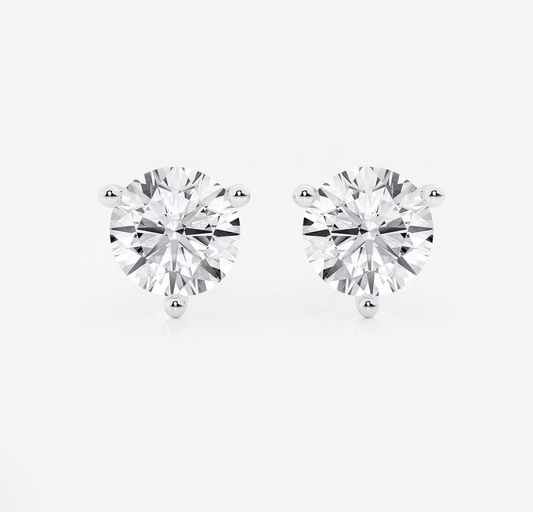 Mariposa Celestial 1.03-4.16ctw Diamond Studs in White Gold