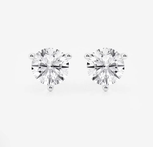 Mariposa 1.03-4.16ctw Diamond Studs in White Gold