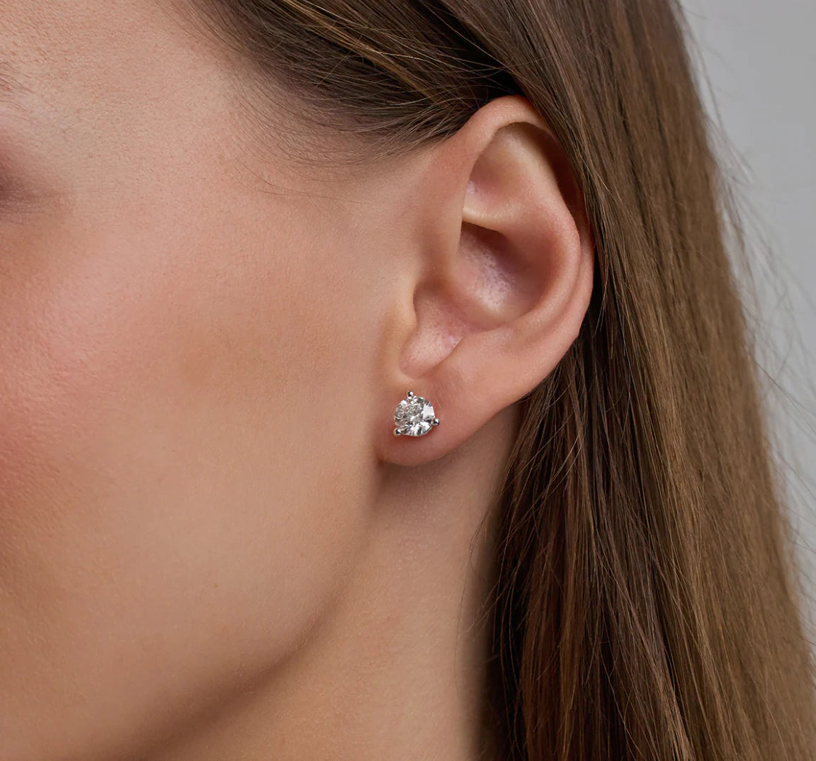 Mariposa 1.03-4.16ctw Diamond Studs in White Gold