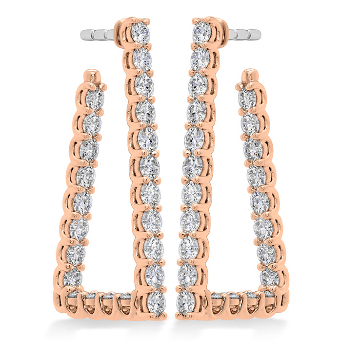 Signature Open Triangle Hoop - Medium