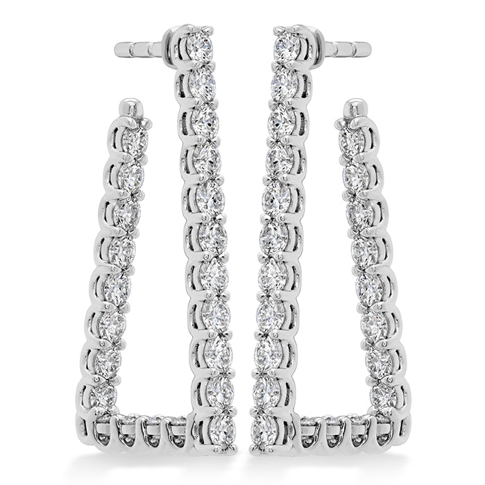 Signature Open Triangle Hoop - Medium