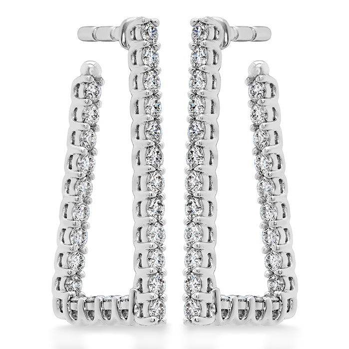 Signature Open Triangle Hoop - Small