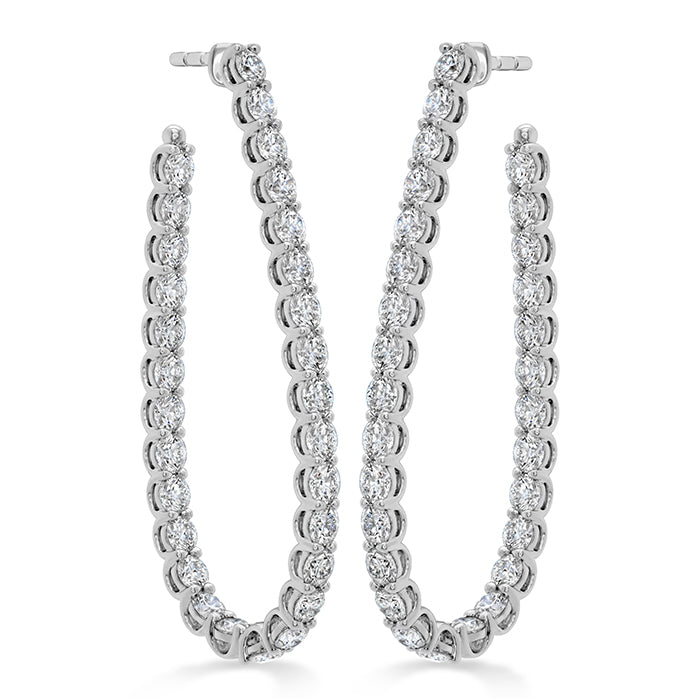 Signature Pear Hoop - Large