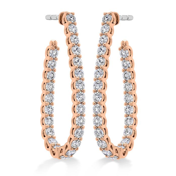 Signature Pear Hoop - Medium