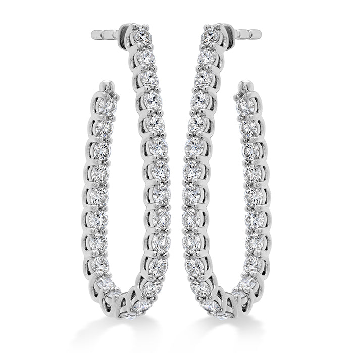 Signature Pear Hoop - Medium