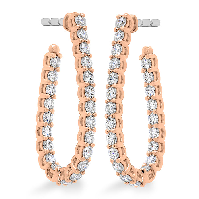 Signature Pear Hoop - Small