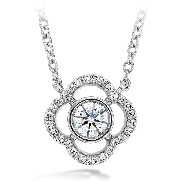 Signature Petal Bezel Pendant