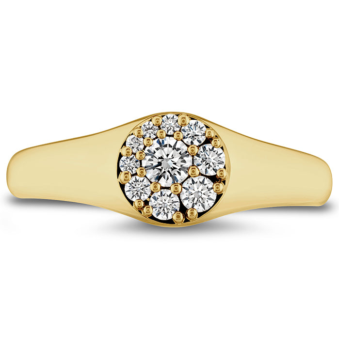 Tessa Circle Signet Ring