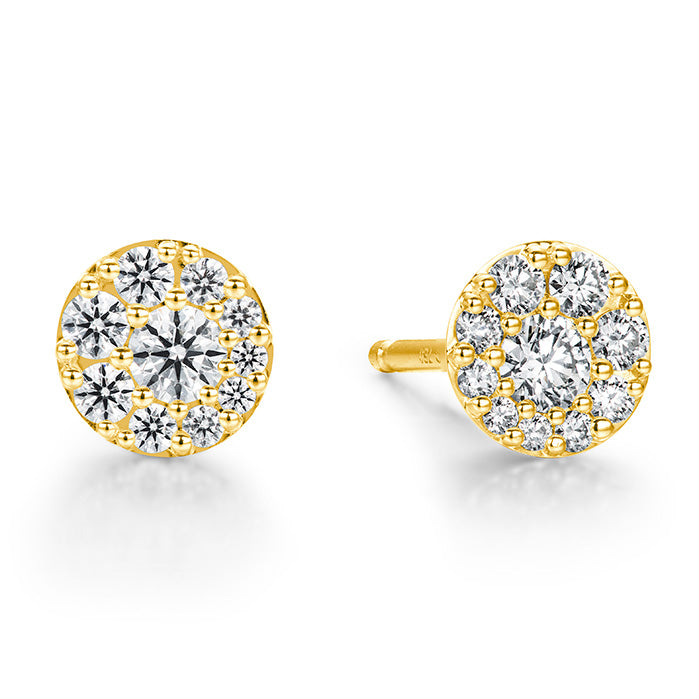 Tessa Diamond Circle Earrings