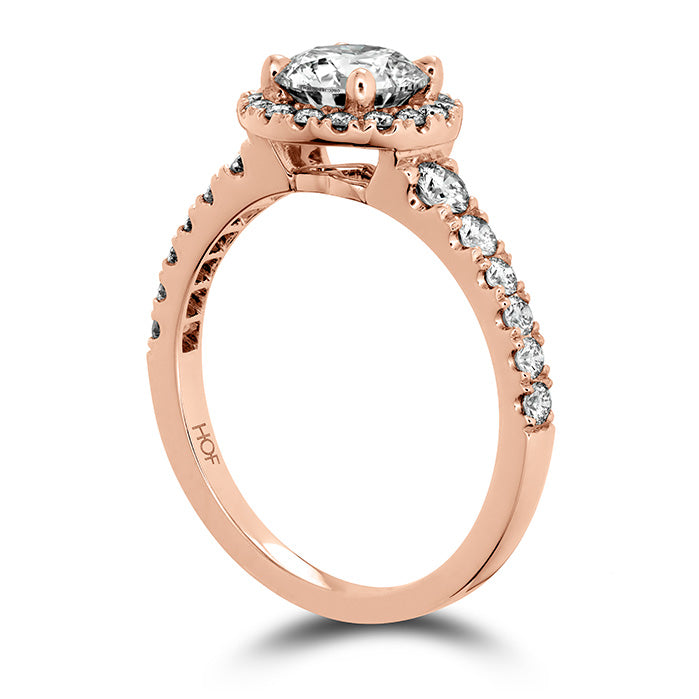 Transcend Premier HOF Halo Engagement Ring