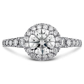 Transcend Premier HOF Halo Engagement Ring