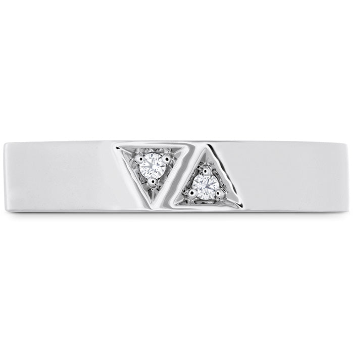 Triplicity Triangle Double Diam Band 4mm