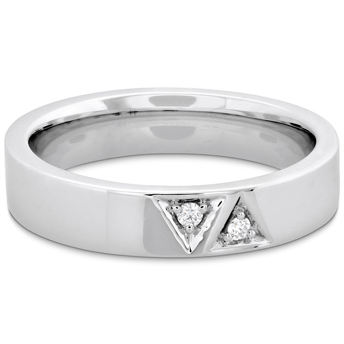 Triplicity Triangle Double Diam Band 4mm