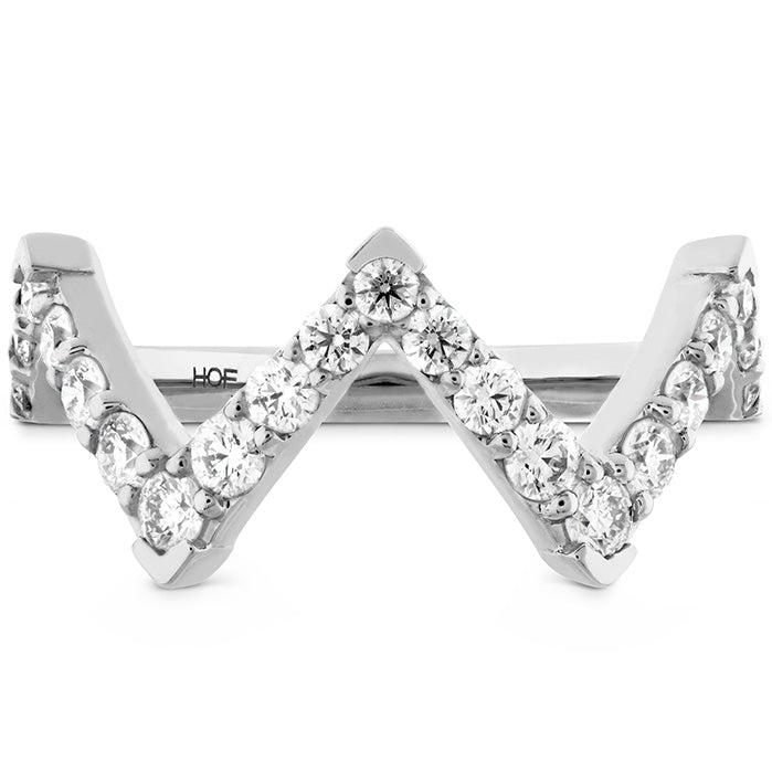 Triplicity Pointed Diamond Ring