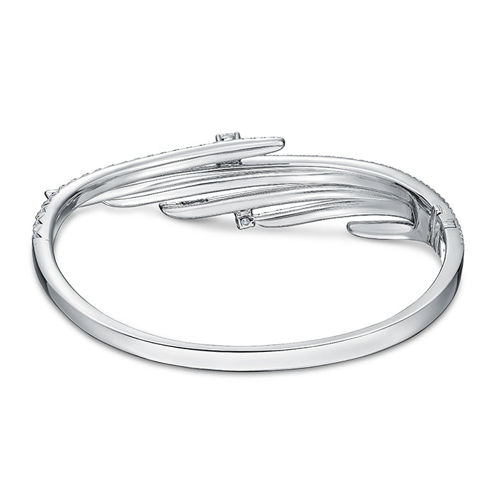 Vela French Cut Pavé Bangle