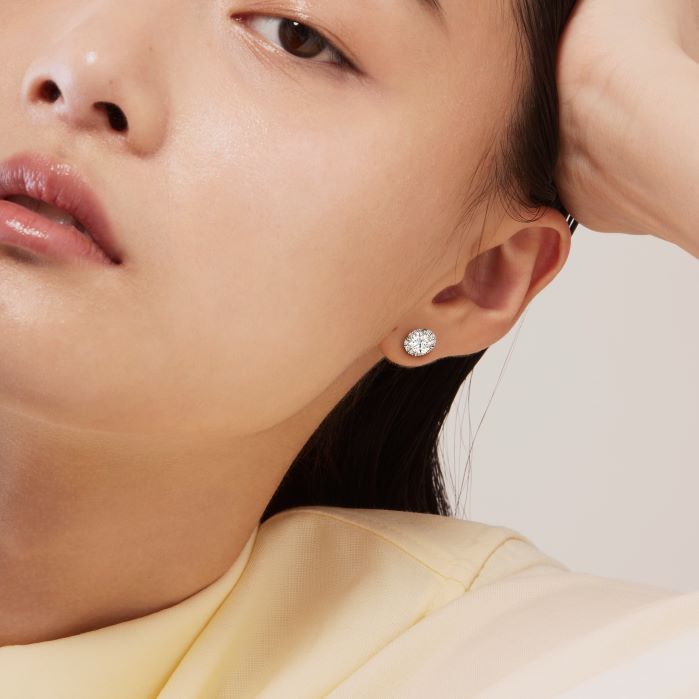 Ellipse Diamond Earrings