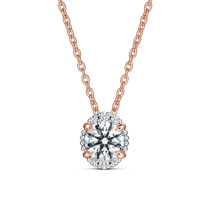 Ellipse Diamond Pendant
