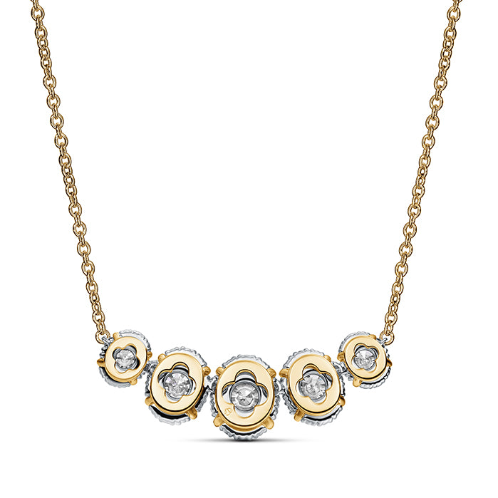 Ellipse Diamond Necklace