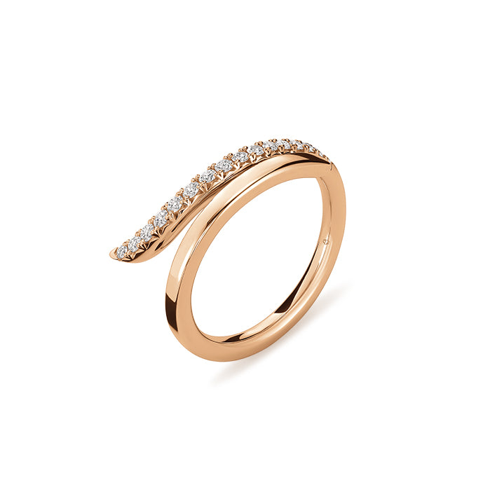 VELA French Cut Pavé Diamond Ring
