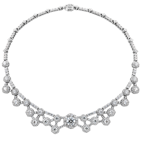 Chic diamond necklace Clearance
