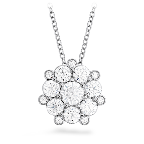 Hearts On Fire Beloved Cluster Diamond Necklace