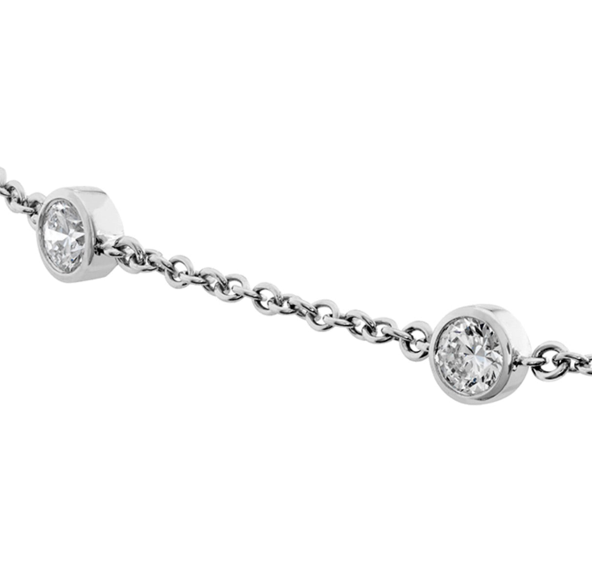 Mariposa Celestial 18k Orbital 7 stone diamond bracelet D 0.55ctw