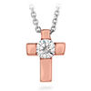 Hearts On Fire Charmed Cross Pendant Necklace