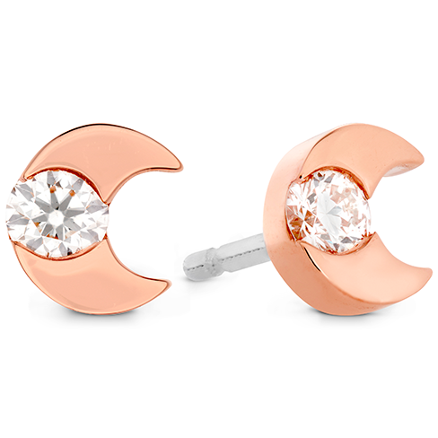 Swarovski half 2025 moon earrings