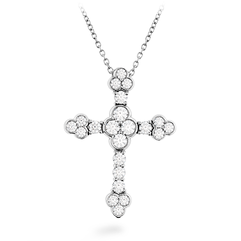 Hearts On Fire Effervescence Cross Diamond Necklace