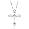 Hearts On Fire Effervescence Graceful Cross Diamond Necklace