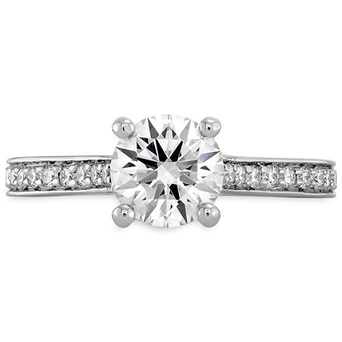 Hearts On Fire Enticement Channel Diamond Engagement Ring